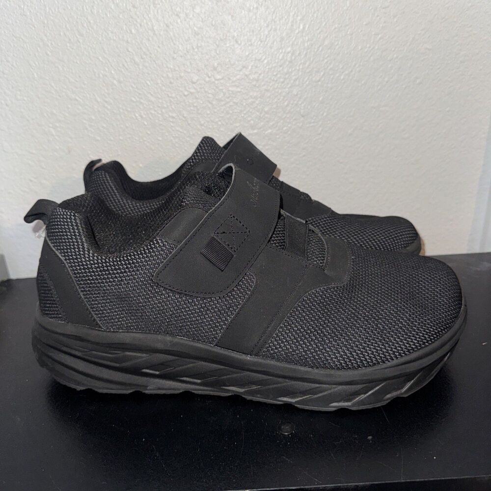 OrthoComfort Mens Mesh Slip On Shoes Black Size 14 (48 Eu) Wide